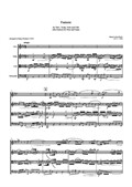 Fantasie for oboe, violin, viola and cello - score