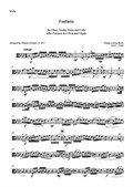 Fantasie for oboe, violin, viola and cello - Viola part