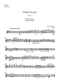 A Short Gavotte - Violin or Violin II part