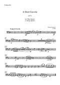 A Short Gavotte - Cello part
