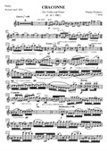 Chaconne - Violin Part