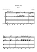 Arabischer Tanz - Score for Oboe, Violin, Viola and Cello