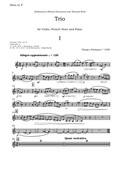 Trio for Violin, Horn and Piano - horn part