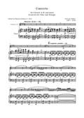 Concerto for Clarinet in E flat  and Piano (Oboe concerto)
