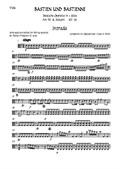 Bastien und Bastienne - Arranged for String quartet accompaniment – Viola Part
