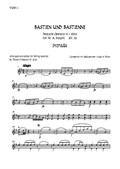 Bastien und Bastienne - Arranged for String quartet accompaniment – Violin 1 Part