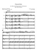 Concertino for Oboe and Strings after Oboe Sonata - score